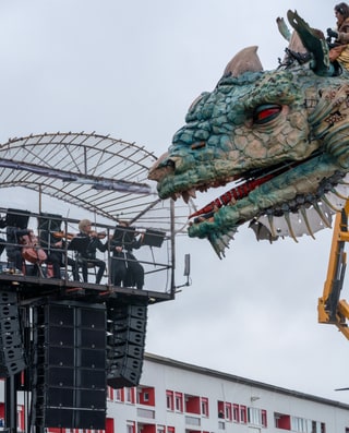 Le Dragon de Calais, photographed in 2019