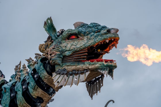 Le Dragon de Calais, photographed in 2019