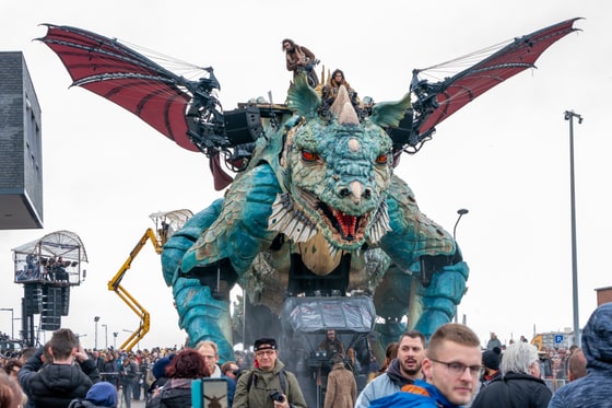 Le Dragon de Calais, photographed in 2019