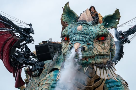 Le Dragon de Calais, photographed in 2019