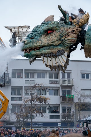 Le Dragon de Calais, photographed in 2019